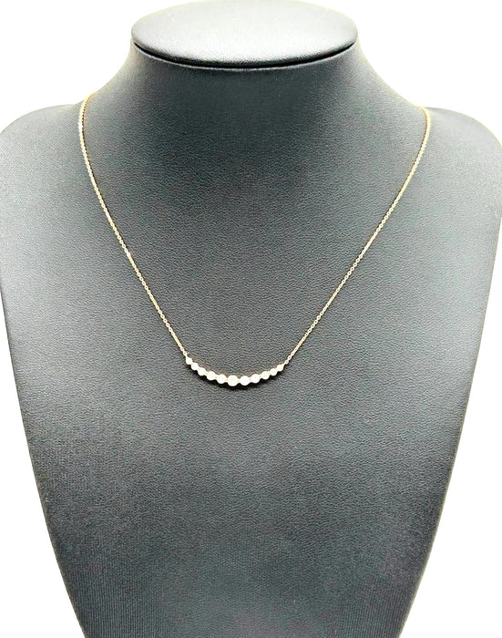 NO BRAND Smile 11P Diamond Necklace