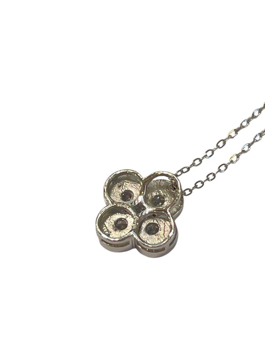 NO BRAND Clover Diamond Necklace