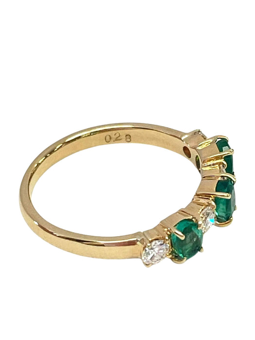 NO BRAND Emerald & Diamond Ring