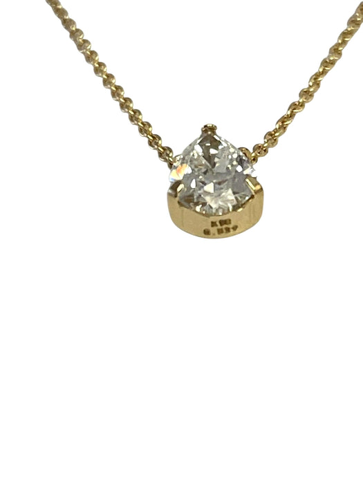 NO BRAND Pear Shape Diamond Necklace