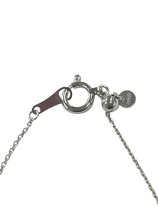 NO BRAND Round Cluster Diamond Necklace