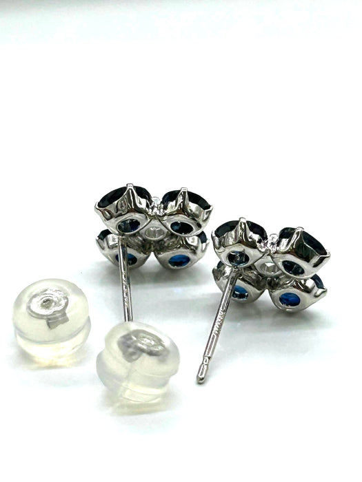NO BRAND Clover Diamond Earrings