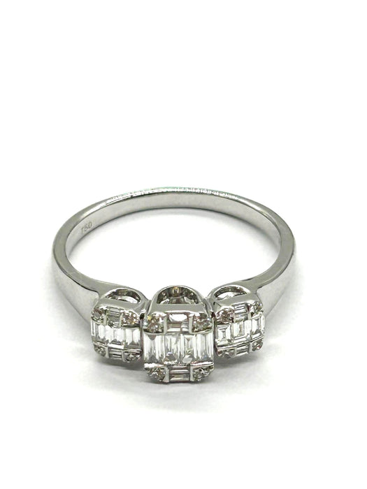 NO BRAND Baguette Diamond Ring