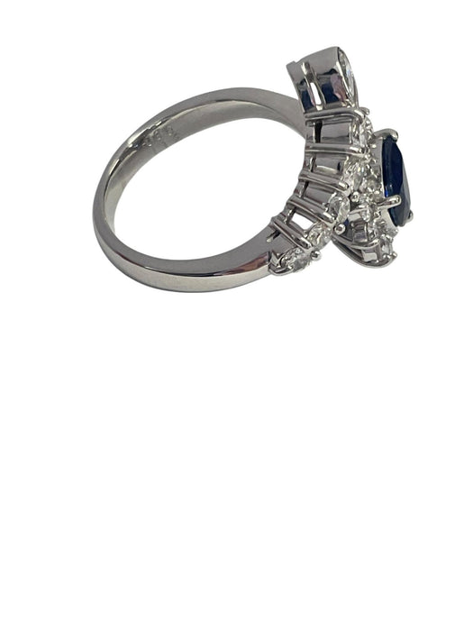 NO BRAND Sapphire Diamond Ring