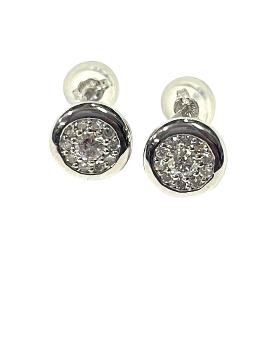 NO BRAND Round Cluster Stud Earrings