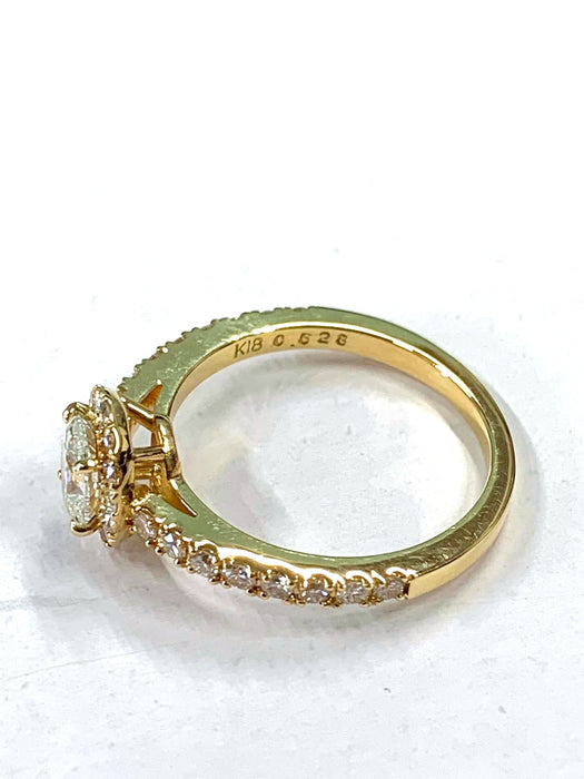 NO BRAND Oval Diamond Ring