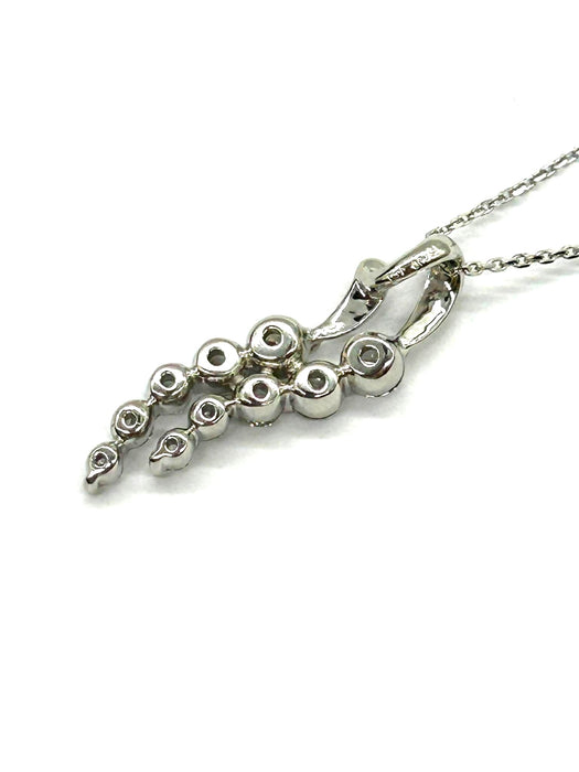 NO BRAND 10P Cluster Diamond Necklace
