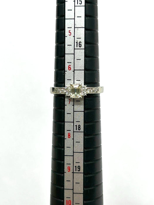 NO BRAND Emerald Cut Diamond Ring