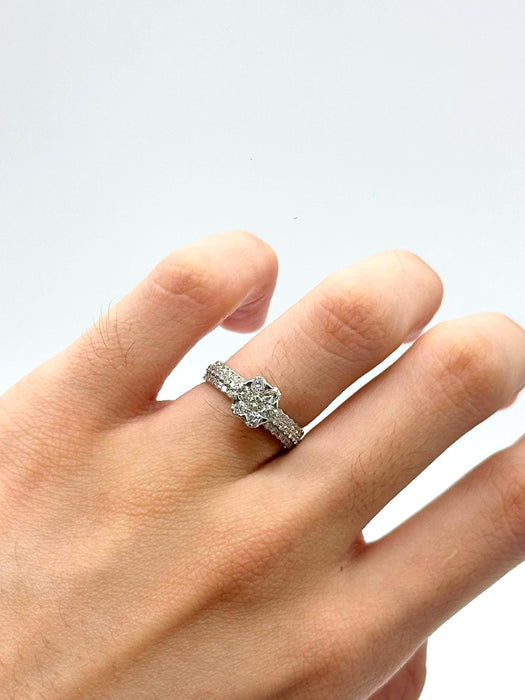 NO BRAND Cluster Diamond Ring