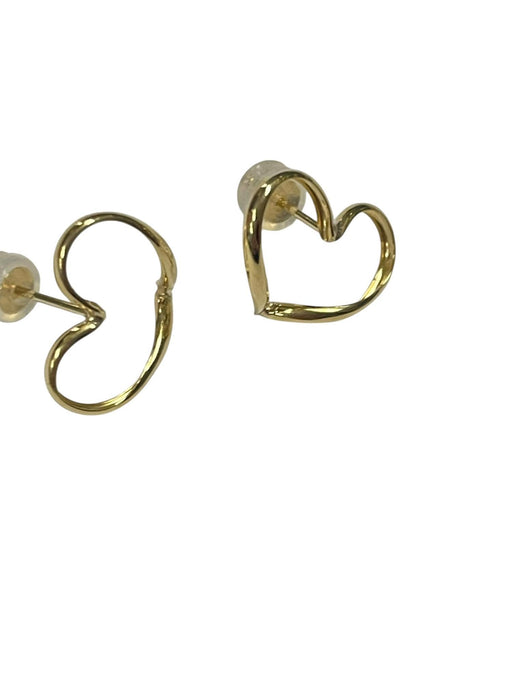 NO BRAND Open Heart Stud Earrings