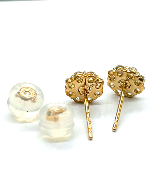NO BRAND Rositas Sapphire Diamond Earrings