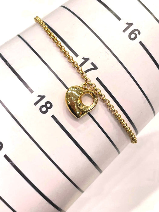 NO BRAND Heart Charm Bracelet