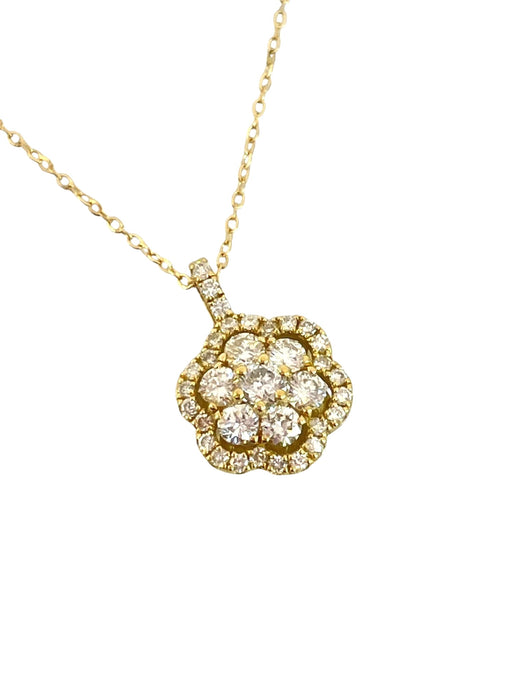 NO BRAND Rositas Cluster Diamond Necklace