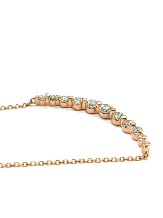 NO BRAND Smile 11P Diamond Necklace