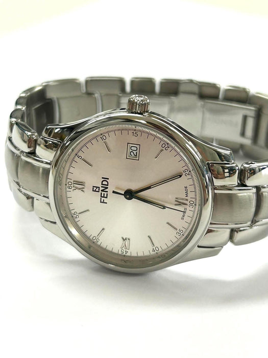 FENDI Round Face SS Clipper Watch