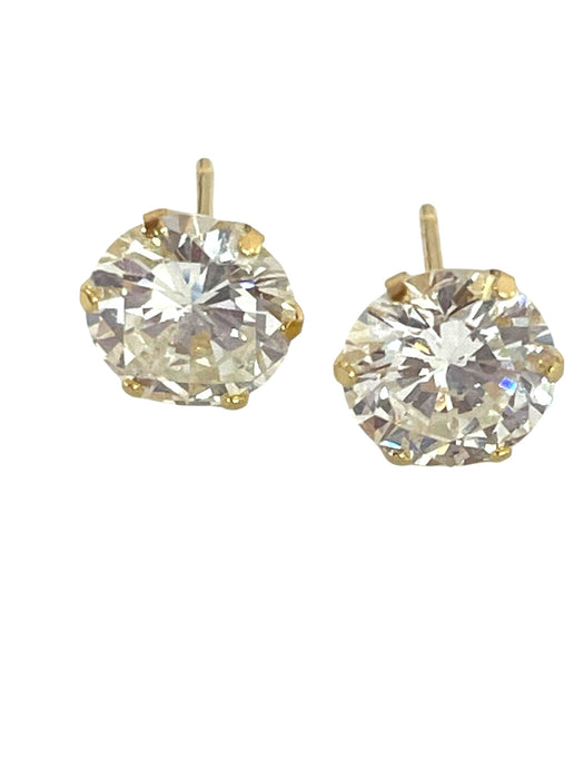 NO BRAND Diamond Stud Earrings