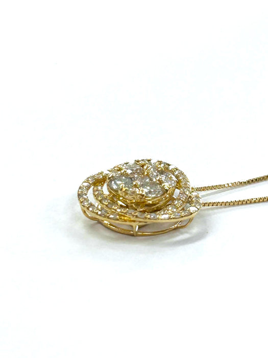 NO BRAND Lady Boss Diamond Necklace