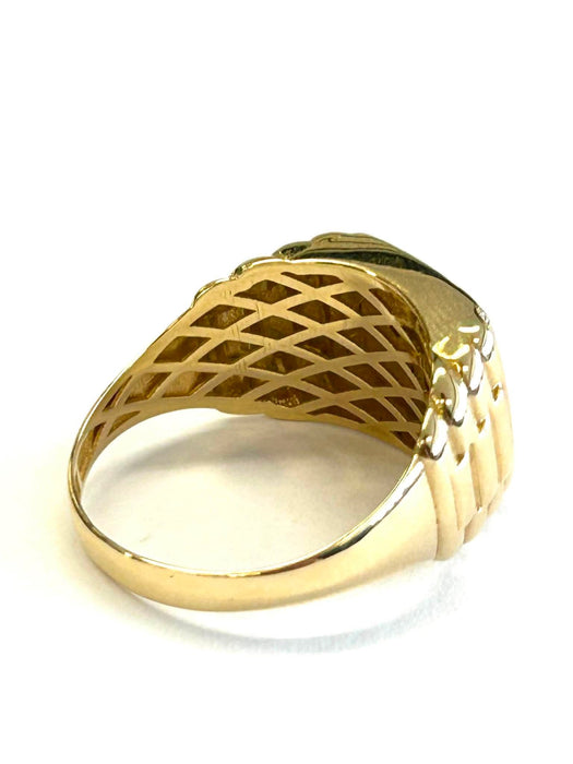 NO BRAND Cross Gold Ring