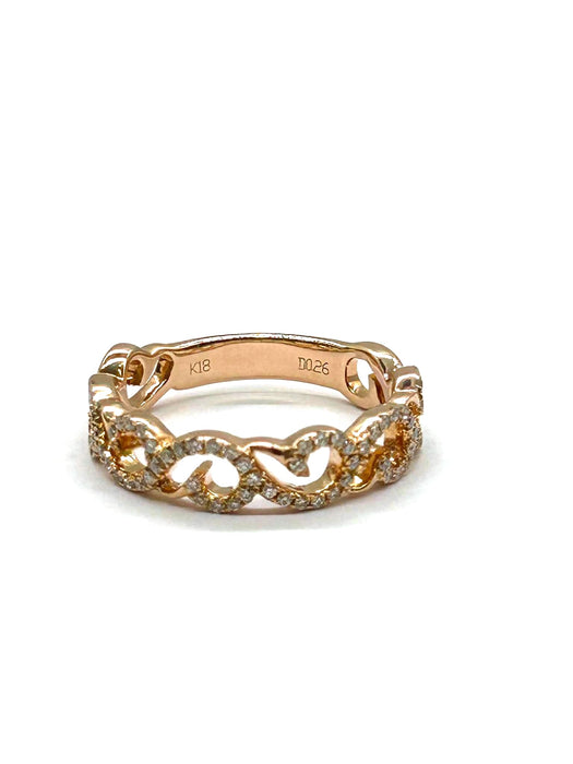 NO BRAND Heart Diamond Ring