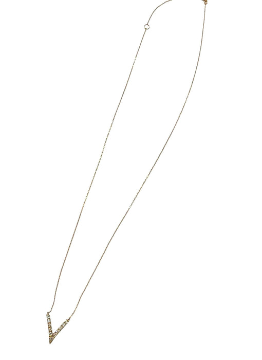 NO BRAND V Diamond Necklace