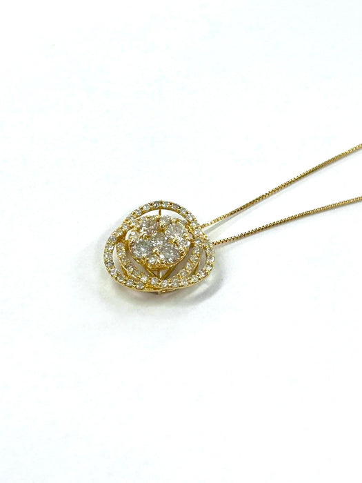 NO BRAND Lady Boss Diamond Necklace