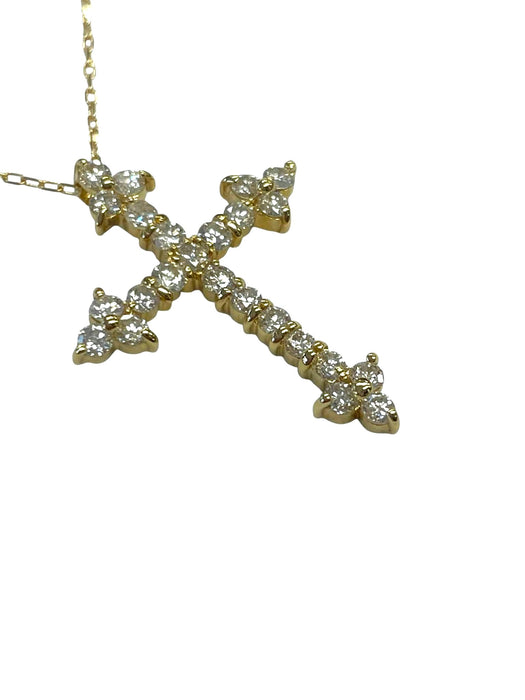 NO BRAND Cross Diamond Necklace