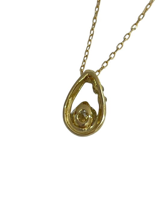 NO BRAND Teardrop Diamond NEcklace