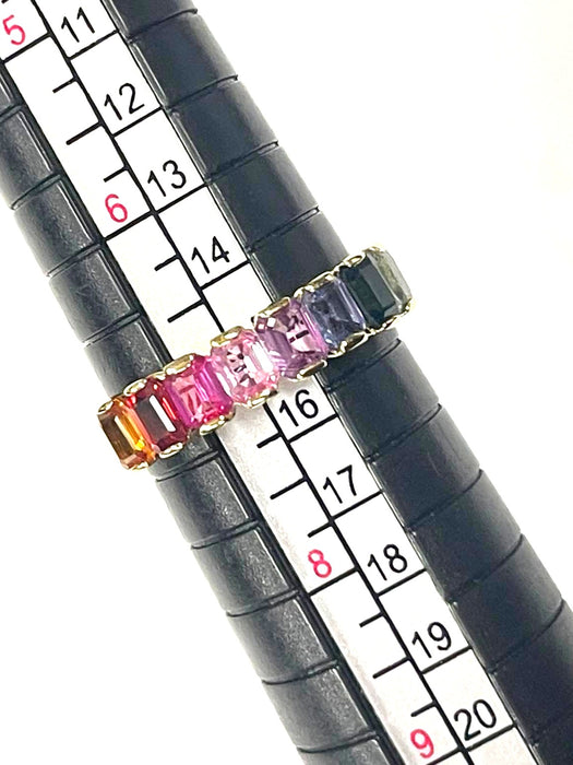 NO BRAND Multicolor Stone Ring
