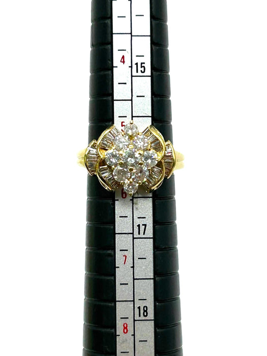 NO BRAND Baguette Diamond Ring