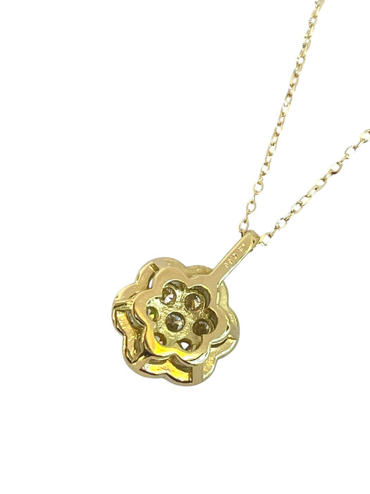NO BRAND Rositas Cluster Diamond Necklace
