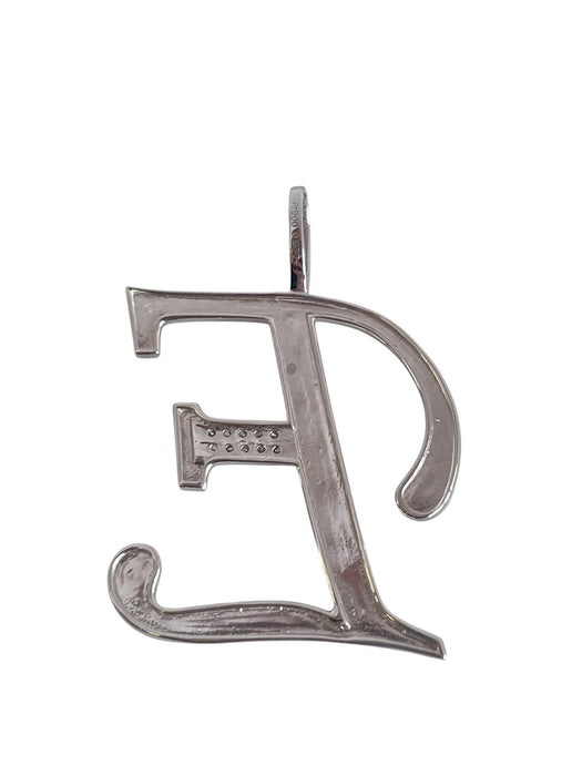 NO BRAND E Initial Diamond Top Pendant