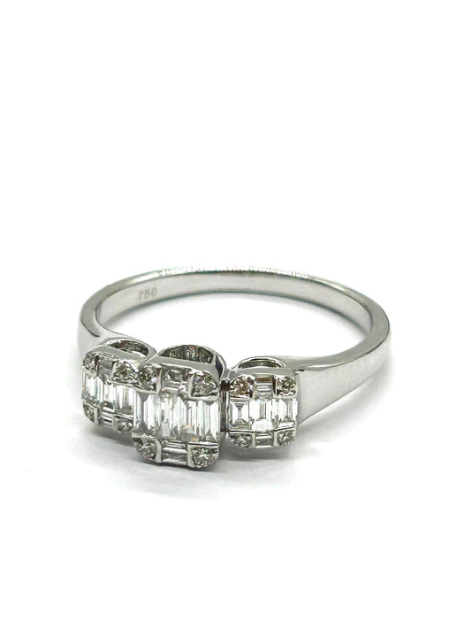 NO BRAND Baguette Diamond Ring