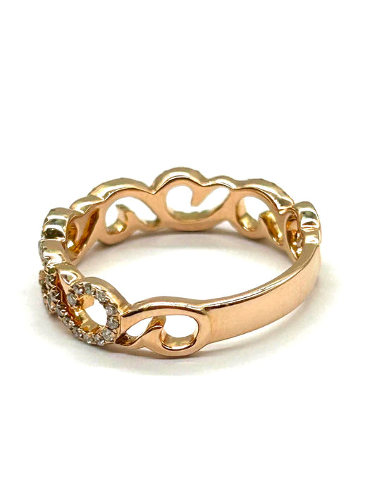 NO BRAND Heart Diamond Ring