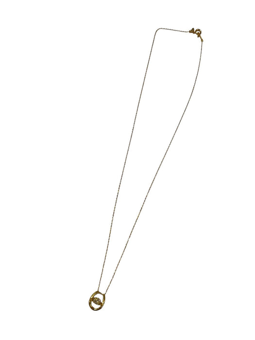 NO BRAND Horseshoe 1P Diamond Necklace