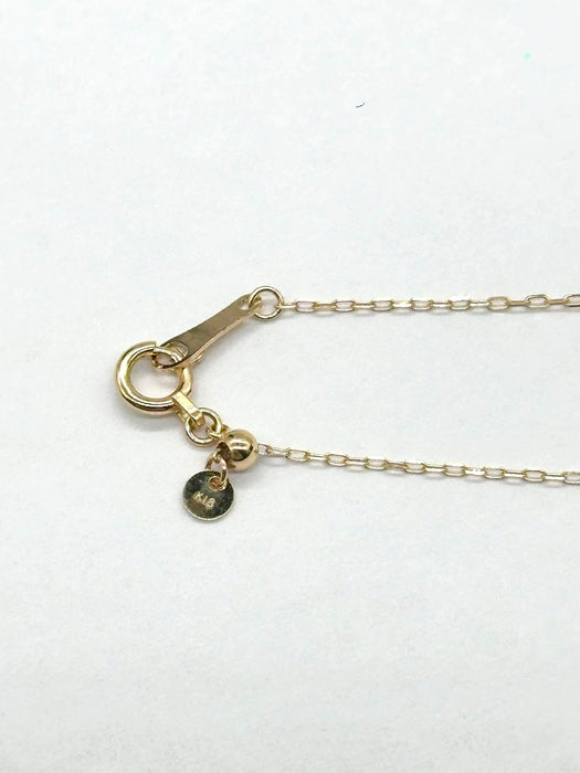 NO BRAND 3P Shape Diamond Necklace