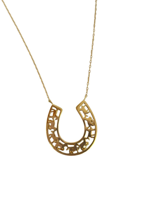 NO BRAND Horseshoe Gold Necklace