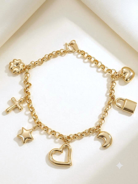 NO BRAND 7P Charm Bracelet