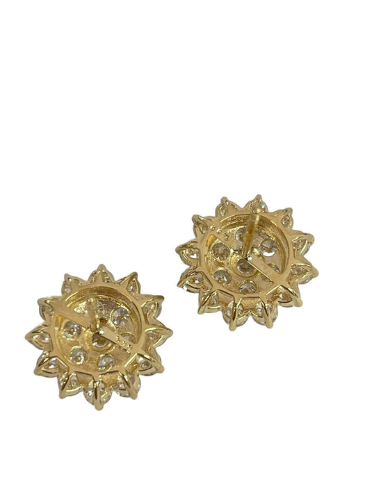 NO BRAND Rositas Cluster Diamond stud Earrings