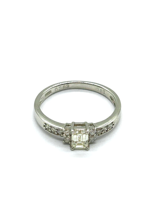 NO BRAND Emerald Cut Diamond Ring