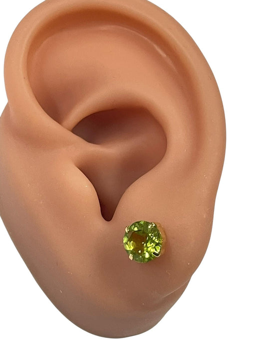 NO BRAND Peridot Stud Earrings