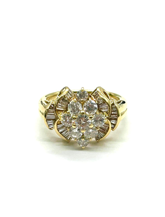 NO BRAND Baguette Diamond Ring
