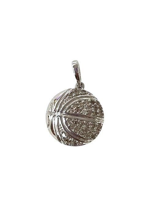 NO BRAND Basketball Diamond Top Pendant