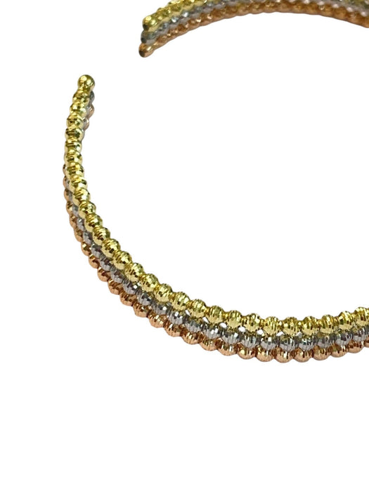 NO BRAND Tricolor Ball Chain Bangle