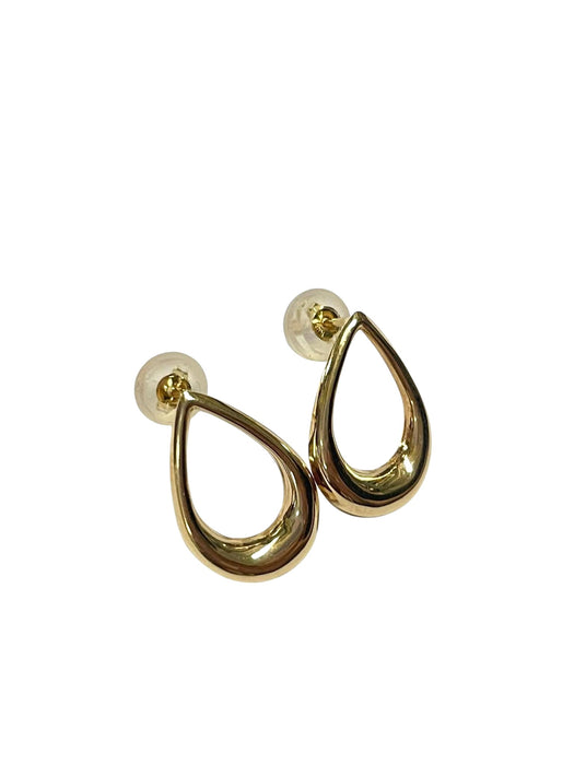 NO BRAND Open Pear Shape Stud Earrings