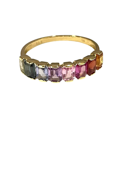 NO BRAND Multicolor Stone Ring