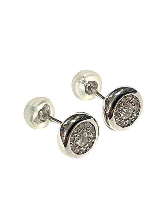 NO BRAND Round Cluster Stud Earrings