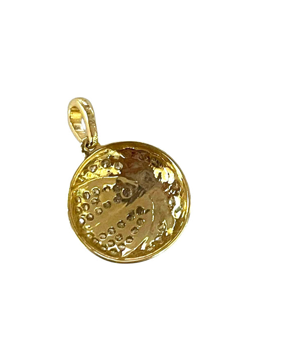 NO BRAND Basketball Diamond Top Pendant