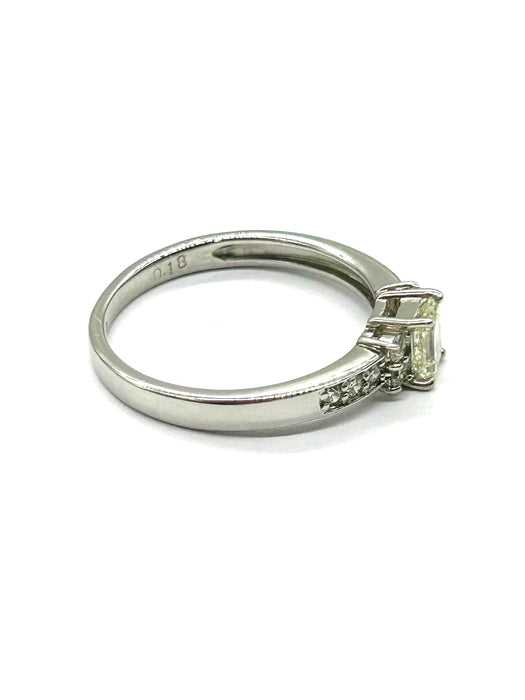NO BRAND Emerald Cut Diamond Ring