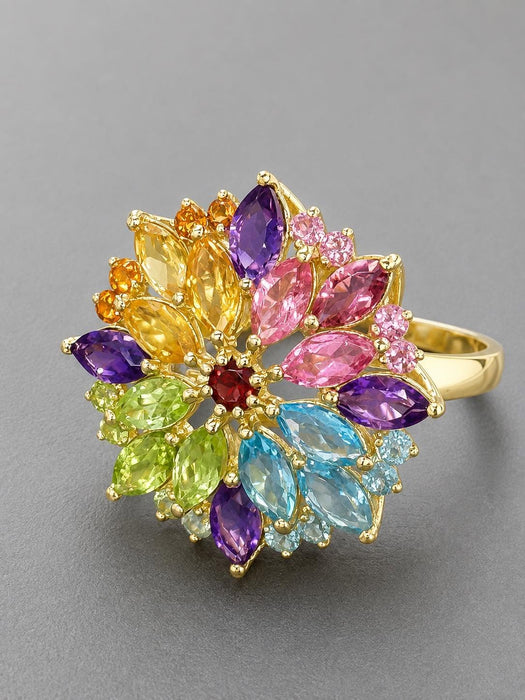 NO BRAND Rositas Multicolor Ring