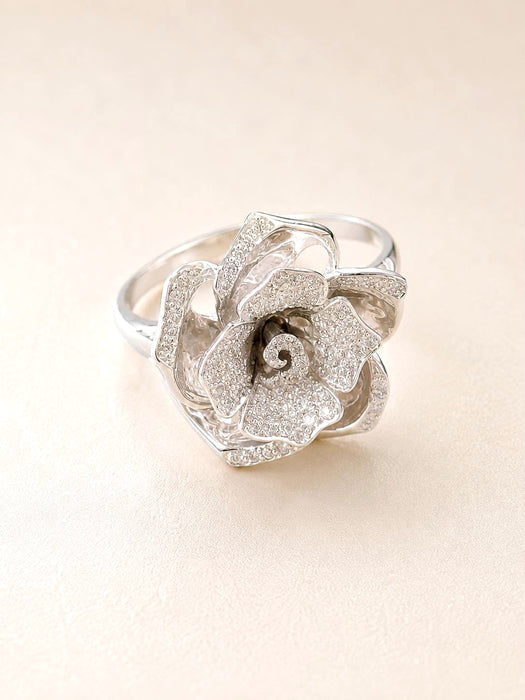 NO BRAND Rose Diamond Ring